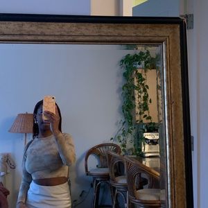 Garage Custom tie dye cropped top